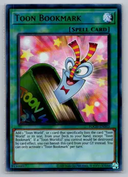 Toon Bookmark TOCH-EN003 Ultra Rare Toon Chaos Yu-Gi-Oh Near Mint - Image 1