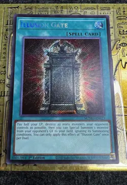 Yu-Gi-Oh Illusion Gate MZMU-EN023 Secret Rare 1st Edition Near Mint - Image 2