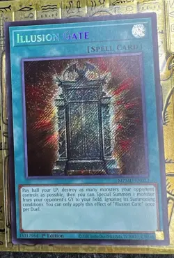 Yu-Gi-Oh Illusion Gate MZMU-EN023 Secret Rare 1st Edition Near Mint - Image 3