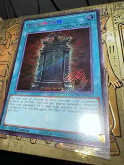 Yu-Gi-Oh Illusion Gate MZMU-EN023 Secret Rare 1st Edition Near Mint - Image 4