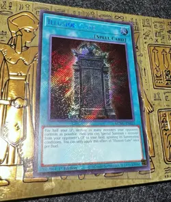 Yu-Gi-Oh Illusion Gate MZMU-EN023 Secret Rare 1st Edition Near Mint - Image 5