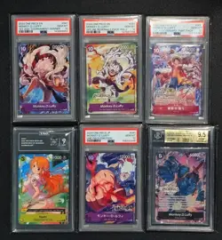 One Piece Monkey.D.Luffy Graded Card Lot PSA 10 BGS 9.5 TAG Free Nami - Image 1