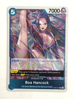One Piece TCG Boa Hancock EB04-027 Foil R The Azure Sea's Seven - Image 1