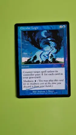 MTG FOIL CIRCULAR LOGIC, Torment. Very Good. PRE MODERN - Image 2