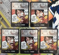 One Piece TCG - English OP15 Don!! Card - Adventure on Kami's Island - Lot Of 5 - Image 1