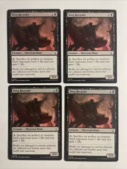 4x Mtg March Of The Machine Dreg Recycler NM/M Magic The Gathering - Image 1