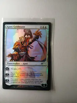 RUSH ENGLISH Pro Tour Promos - Ajani Goldmane [EX] MTG FNM - Image 1