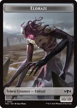 MTG Tarkir: Dragonstorm Commander - Eldrazi 10/10 & Citizen 1/1 [Token] - Image 1