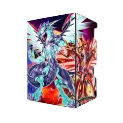 Triple Galaxy Eyes Dragon Deck Box - Holds 100 Double Sleeved Cards & Dice Tray - Image 1