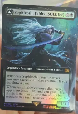 Sephiroth, Fabled SOLDIER (Extended Art) Final Fantasy Foil - Image 2