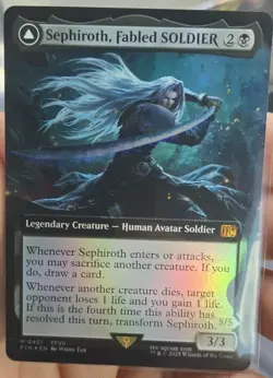 Sephiroth, Fabled SOLDIER (Extended Art) Final Fantasy Foil - Image 3