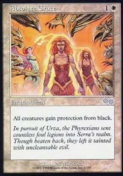 MTG - Absolute Grace - Urza's Saga - NM, English Magic FLAT RATE SHIP - Image 1