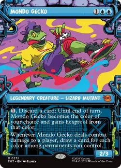 Mondo Gecko (Showcase) [Teenage Mutant Ninja Turtles] Foil Near Mint - Image 1