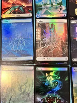 20x Random ALL FOIL Full Art Basic Lands lot - MTG Magic Land NM bulk set - Image 4