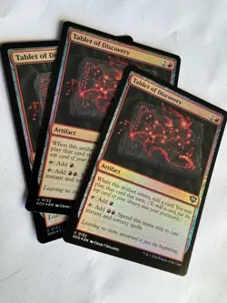 MTG | Tablet of Discovery | Secrets of Strixhaven # 132 | Foil NM x3 - Image 1