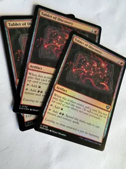 MTG | Tablet of Discovery | Secrets of Strixhaven # 132 | Foil NM x3 - Image 2