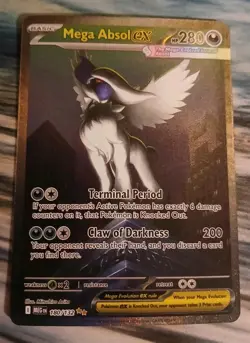 POKEMON Mega Absol EX 180/132 SIR SPECIAL ILLUSTRATION RARE Mega Evolution MINT - Image 1