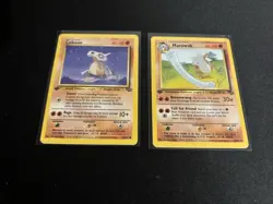 Pokemon Marowak 39/64 + Cubone 50/64 1st Edition Jungle WOTC VINTAGE - Fast ship - Image 3