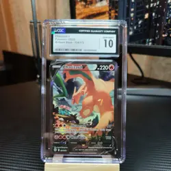 CGC 10 Charizard V (Alt Art) 154/172 Brilliant Stars Ultra Rare Pokemon Card - Image 1