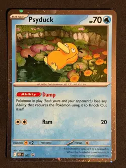 PSYDUCK 007 HOLO PROMO ME: MEGA EVOLUTION POKEMON NM/M - Image 1