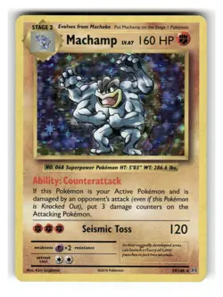 Machamp 59/108 Holo Rare Evolutions Pokemon Holo Lightly Played - Image 1
