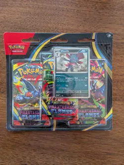 LOT OF 2 - Pokemon PHANTASMAL FLAMES Weavile and Sneasel 3-Pack Blister Set! - Image 4