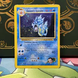 Pokemon Giovanni's Gyarados Holo Rare 5/132 Gym Challenge HP - Image 1