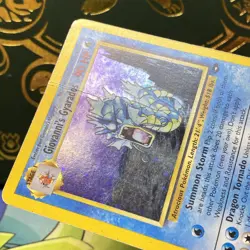 Pokemon Giovanni's Gyarados Holo Rare 5/132 Gym Challenge HP - Image 4