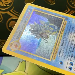 Pokemon Giovanni's Gyarados Holo Rare 5/132 Gym Challenge HP - Image 5