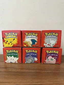 1999 BURGER KING Pokemon 23K Gold Plated Cards - Set of 6 with Box, Ball & COA - Image 4