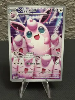 Pokemon TCG Wigglytuff Phantasmal Flames Illustration Rare Holo 105/094 - Image 1