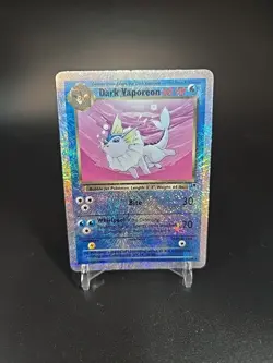 Dark Vaporeon 9/110 Legendary Collection Reverse Holo Pokemon Card TCG - Image 1