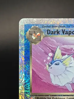 Dark Vaporeon 9/110 Legendary Collection Reverse Holo Pokemon Card TCG - Image 2