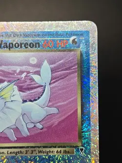 Dark Vaporeon 9/110 Legendary Collection Reverse Holo Pokemon Card TCG - Image 3