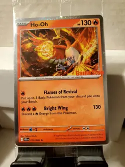 POKEMON Chaos Rising Ho-Oh 010/086 Galaxy GameStop Promo Stamped Sealed - Image 3