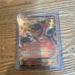 Entei EX 13/108 Dark Explorers Full Art Holo Ultra Rare Pokemon Card 180 HP 2016 - Image 5