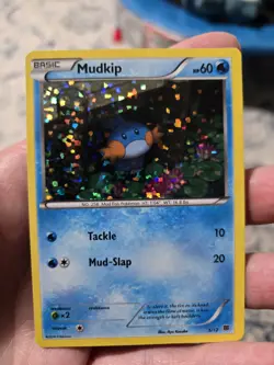 Pokemon TCG Mudkip Holo Card McDonald's 2015 Promo, 5/12, Near Mint Condition - Image 1