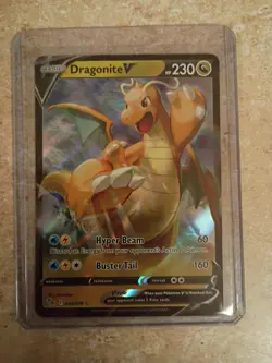 Pokemon TCG Pokemon Go Dragonite v Ultra Rare Holo Card 49/78 - Image 1