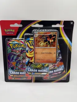 Pokemon TCG ME04: Chaos Rising 3-Pack Blister - Sealed - IN HAND READY TO SHIP - Image 1