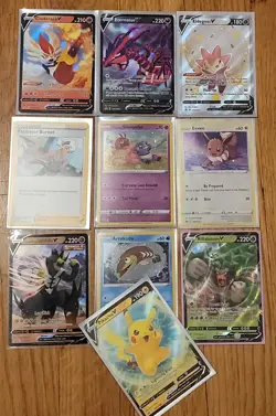 Pokemon SWORD AND SHIELD- Lot of 10 PROMO Cards - NO DUPES finish your set - Image 1