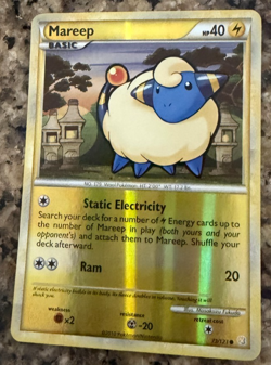 Mareep 73/123 HeartGold SoulSilver Reverse Holo Pokemon TCG LP - Image 1