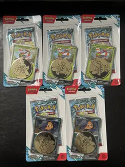 POKEMON TCG: (5) SCARLET & VIOLET JOURNEY TOGETHER BLISTER SLEEVE BOOSTER PACKS - Image 1