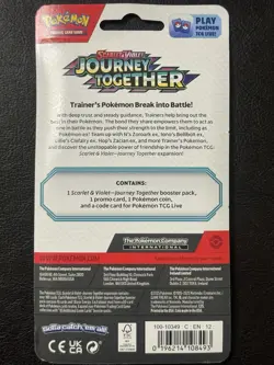 POKEMON TCG: (5) SCARLET & VIOLET JOURNEY TOGETHER BLISTER SLEEVE BOOSTER PACKS - Image 4