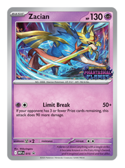POKEMON TCG ZACIAN MEP 015 HOLO STAMPED NM BLACK STAR PROMO - Image 2
