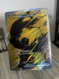 Pokemon Pikachu ex Full Art Holo Card Custom EX 2023 English 200 HP 120 Power - Image 1