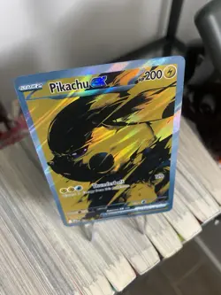 Pokemon Pikachu ex Full Art Holo Card Custom EX 2023 English 200 HP 120 Power - Image 4
