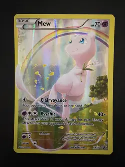 Mew XY110 XY Black Star Promo Full Art Holo Pokemon Card MP - Image 1