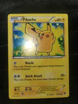 Pikachu Holo Limited Movie Promo #42/146 Pokemon XY lp+/nm- - Image 5