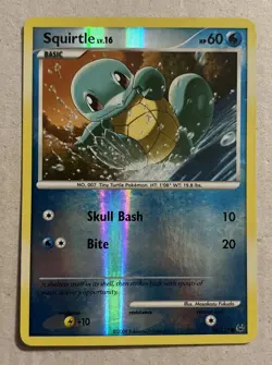 Pokemon TCG Squirtle #96/127 Platinum Reverse Holo Common, LP - Image 1