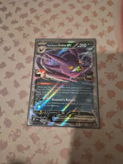 Pokemon TCG - Team Rocket's Crobat ex 122/182 Play Stamped Prize Pack Series 8 - Image 1